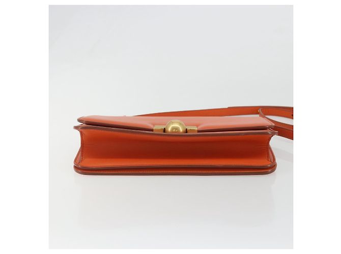 Borsa a Spalla BOTTEGA VENETA in Pelle Orange Gold Auth BA13577V D'oro Arancione - vista 5
