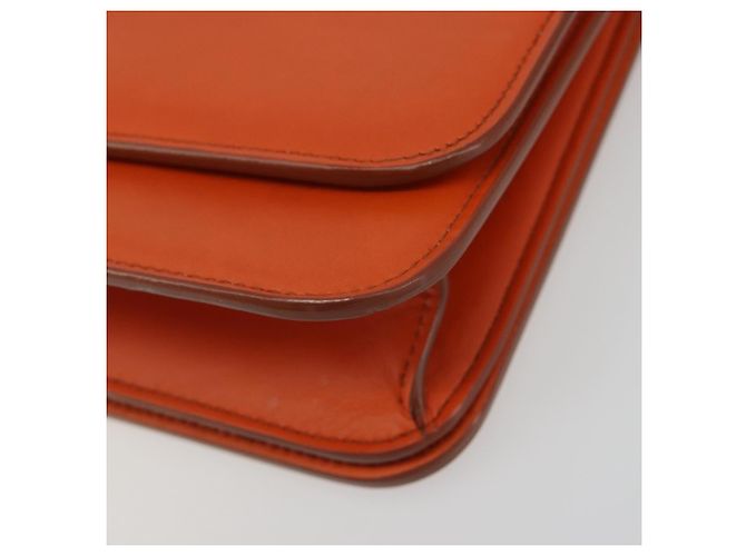 Borsa a Spalla BOTTEGA VENETA in Pelle Orange Gold Auth BA13577V D'oro Arancione - vista 9