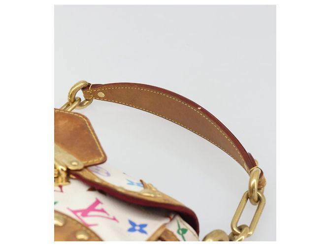 LOUIS VUITTON Borsa a Spalla Monogram Multicolor Marilyn Bianco M40206 Auth 186372 - vista 14