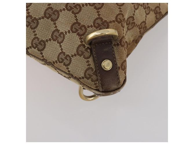 Borsa a tracolla GUCCI GG Canvas 2 Set Beige Navy Auth 185541 Blu navy - vista 8