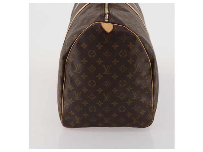 LOUIS VUITTON Monogram Keepall 60 Boston Bag M41422 LV Auth 188333SAV Monogramma - vista 3