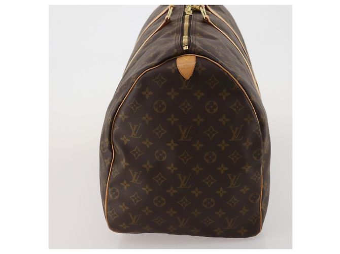 LOUIS VUITTON Monogram Keepall 60 Boston Bag M41422 LV Auth 188333SAV Monogramma - vista 4