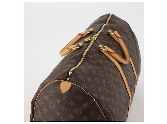 LOUIS VUITTON Monogram Keepall 60 Boston Bag M41422 LV Auth 188333SAV Monogramma - vista 6