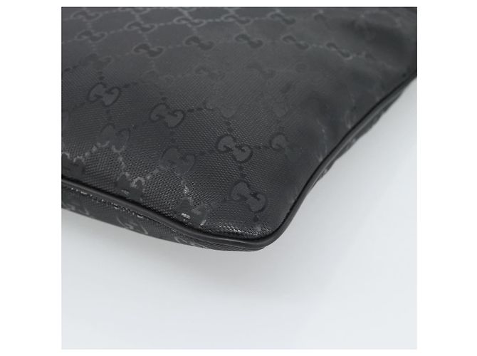 Borsa a tracolla GUCCI GG Implementation PVC Nero Argento Auth BA13608 - vista 10