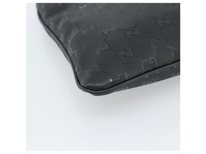 Borsa a tracolla GUCCI GG Implementation PVC Nero Argento Auth BA13608 - vista 11