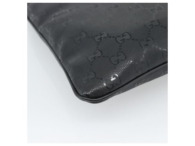 Borsa a tracolla GUCCI GG Implementation PVC Nero Argento Auth BA13608 - vista 13