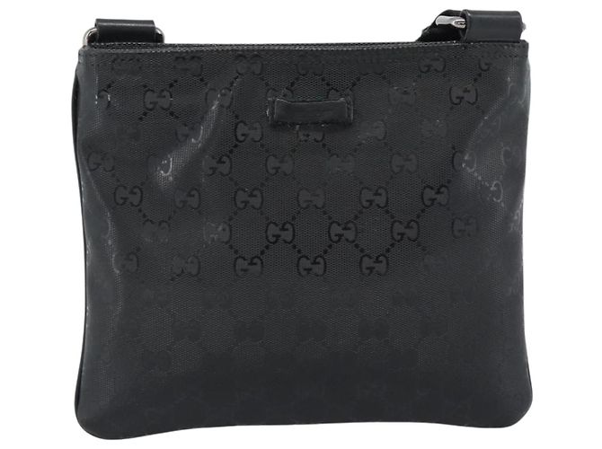 Borsa a tracolla GUCCI GG Implementation PVC Nero Argento Auth BA13608 - vista 2
