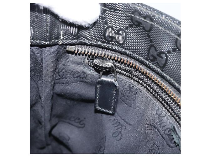 Borsa a tracolla GUCCI GG Implementation PVC Nero Argento Auth BA13608 - vista 20