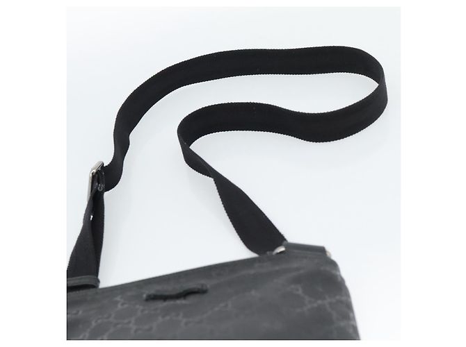 Borsa a tracolla GUCCI GG Implementation PVC Nero Argento Auth BA13608 - vista 8