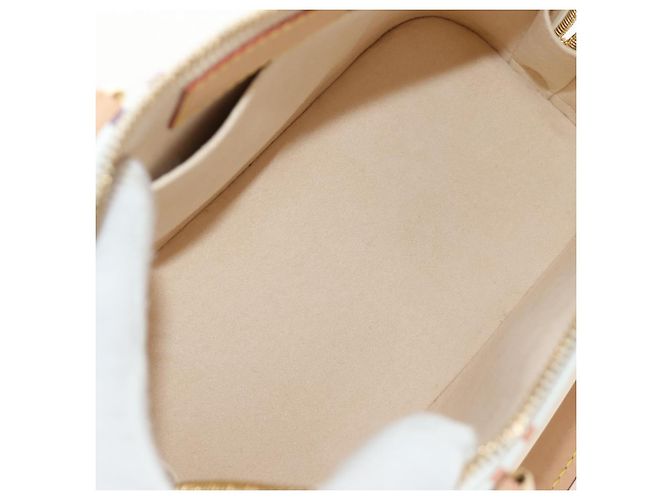 LOUIS VUITTON Monogram LV x TM Alma BB Hand Bag 2way White M13078 Auth 188884SM Bianco Monogramma - vista 10