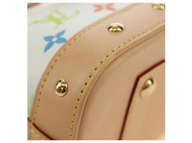 LOUIS VUITTON Monogram LV x TM Alma BB Hand Bag 2way White M13078 Auth 188884SM Bianco Monogramma - vista 18