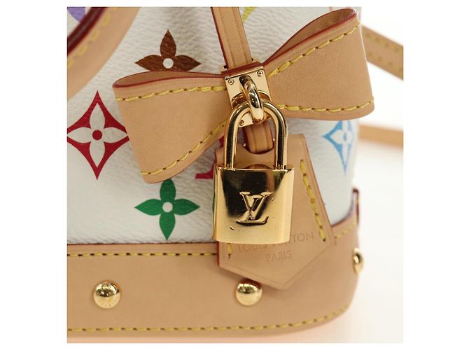 LOUIS VUITTON Monogram LV x TM Alma BB Hand Bag 2way White M13078 Auth 188884SM Bianco Monogramma - vista 21
