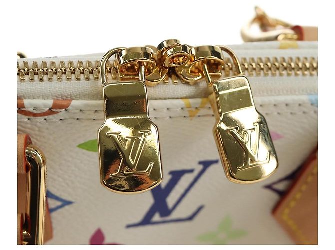 LOUIS VUITTON Monogram LV x TM Alma BB Hand Bag 2way White M13078 Auth 188884SM Bianco Monogramma - vista 22