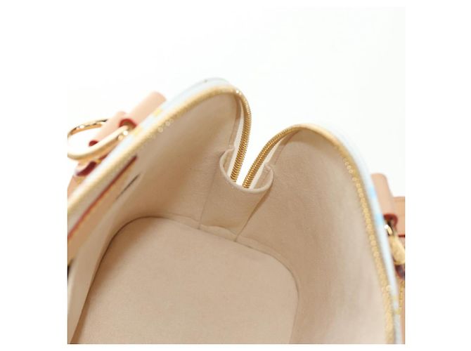 LOUIS VUITTON Monogram LV x TM Alma BB Hand Bag 2way White M13078 Auth 188884SM Bianco Monogramma - vista 24