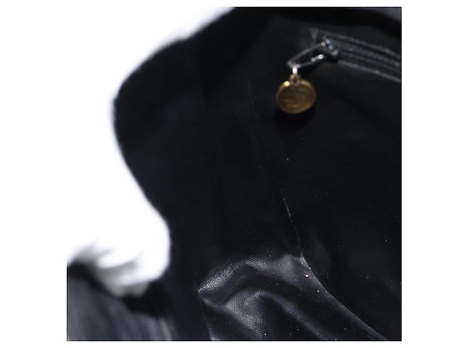 Borsa a tracolla CHANEL Triple Coco Chain Pelle Caviar Nera e Oro CC Auth 189110V Nero D'oro - vista 19