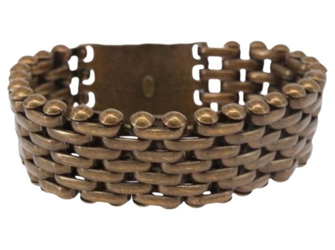 Bracciale CHANEL Metallo Tonalità Oro CC Auth BA13634M - vista 3