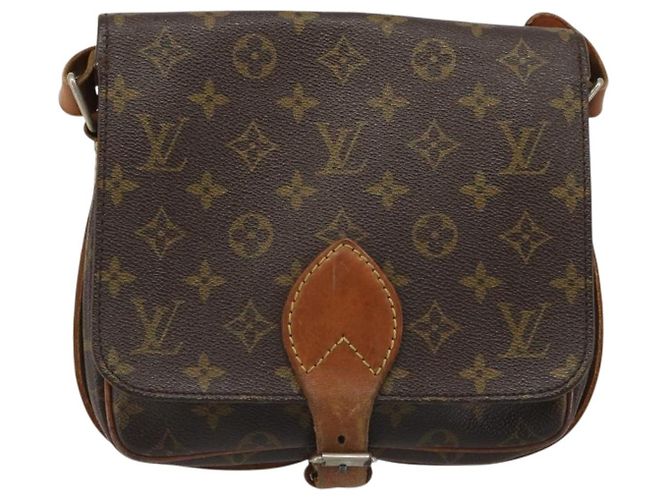 LOUIS VUITTON Borsa a Spalla Monogram Cartouchiere MM M51253 LV Auth BA13507 Monogramma - vista 13