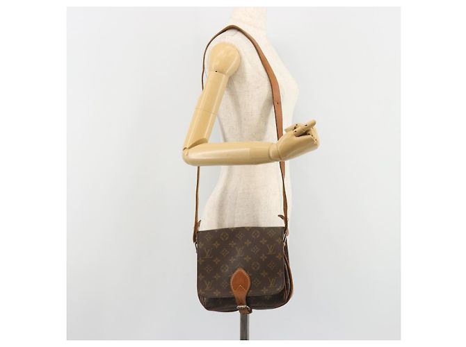 LOUIS VUITTON Borsa a Spalla Monogram Cartouchiere MM M51253 LV Auth BA13507 Monogramma - vista 24