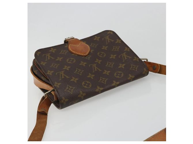 LOUIS VUITTON Borsa a Spalla Monogram Cartouchiere MM M51253 LV Auth BA13507 Monogramma - vista 6
