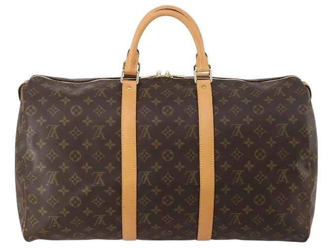 LOUIS VUITTON Borsa Boston Monogram Keepall 45 M41428 LV Auth 187449A Monogramma - vista 2