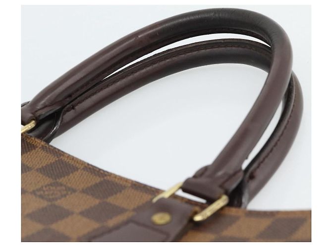 LOUIS VUITTON Damier Ebene Sac Plat Hand Bag N51140 LV Auth 187439 - vista 14