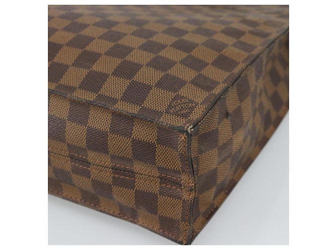 LOUIS VUITTON Damier Ebene Sac Plat Hand Bag N51140 LV Auth 187439 - vista 15