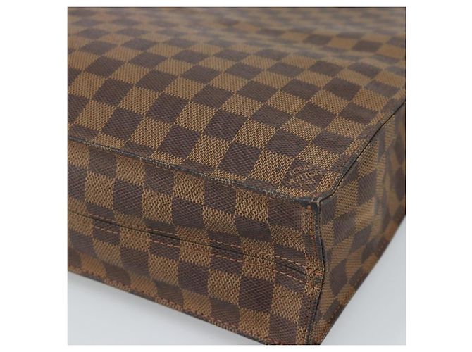 LOUIS VUITTON Damier Ebene Sac Plat Hand Bag N51140 LV Auth 187439 - vista 17