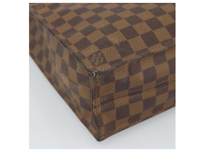 LOUIS VUITTON Damier Ebene Sac Plat Hand Bag N51140 LV Auth 187439 - vista 18