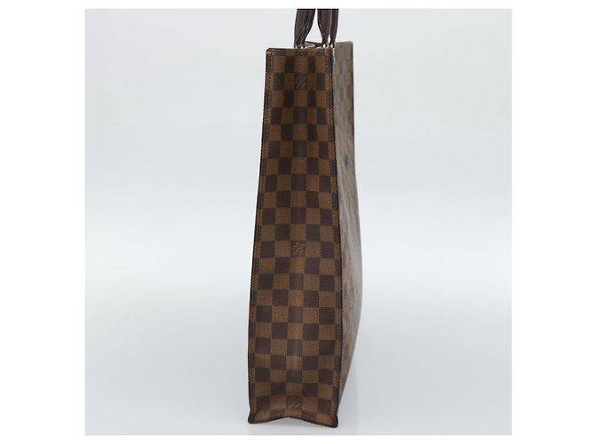 LOUIS VUITTON Damier Ebene Sac Plat Hand Bag N51140 LV Auth 187439 - vista 3