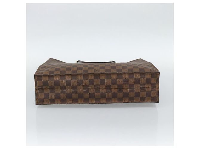 LOUIS VUITTON Damier Ebene Sac Plat Hand Bag N51140 LV Auth 187439 - vista 5