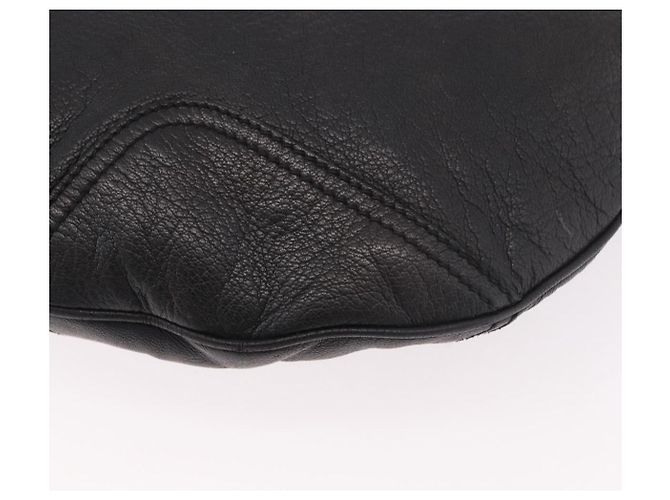 Borsa a Spalla GUCCI in Pelle Nera e Oro 162882 Auth 189322A Nero D'oro - vista 15