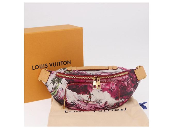 LOUIS VUITTON Monogram Surfing Rush Bum Bag Pink M24987 LV Auth 184413SM Rosa Monogramma - vista 12