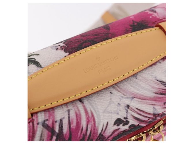 LOUIS VUITTON Monogram Surfing Rush Bum Bag Pink M24987 LV Auth 184413SM Rosa Monogramma - vista 19
