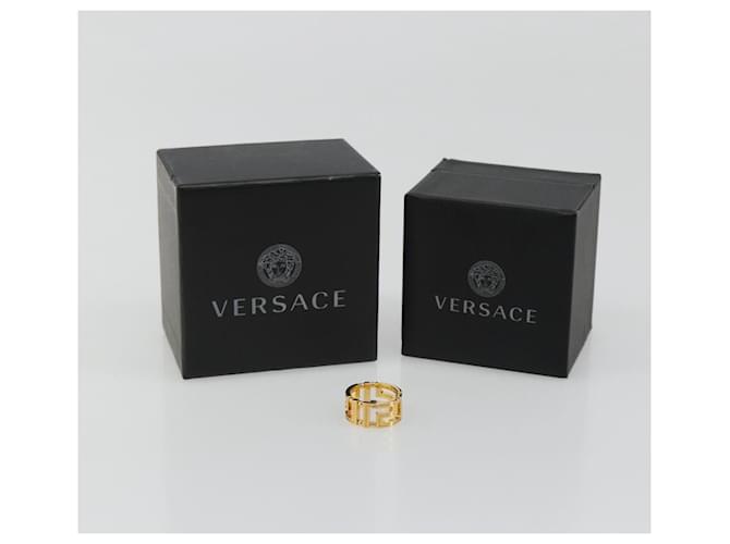 VERSACE Ring Metall Gold Tone Auth BA13630V - Ansicht 11