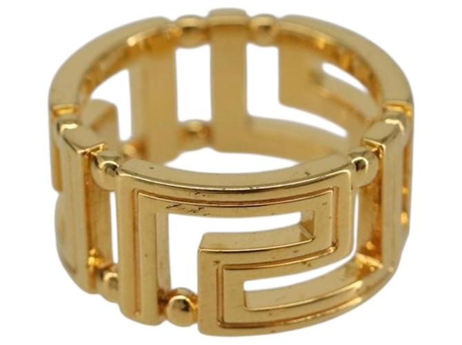 VERSACE Ring Metall Gold Tone Auth BA13630V - Ansicht 2