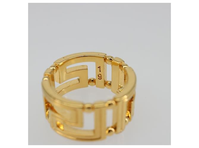 VERSACE Ring Metall Gold Tone Auth BA13630V - Ansicht 6
