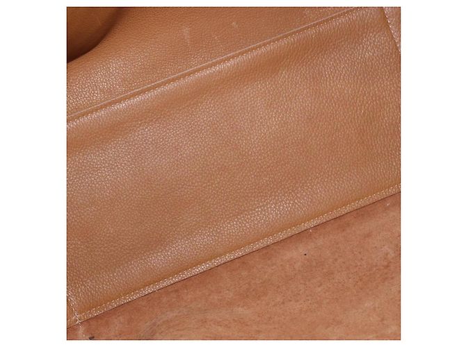 Borsa Boston LOEWE Anagram in pelle marrone oro Auth bs35675 D'oro - vista 12