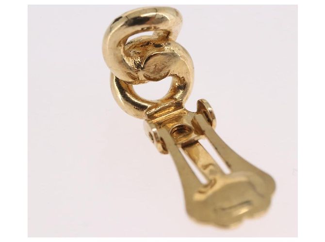 Christian Dior Ohrringe aus Metall Goldton Auth BA13643 - Ansicht 10
