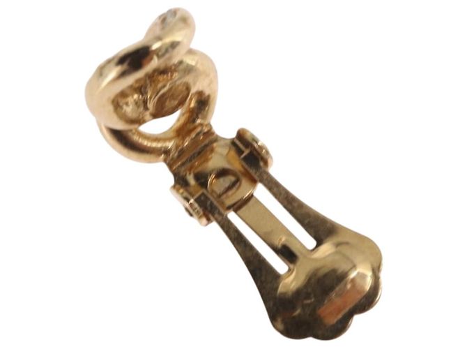 Christian Dior Ohrringe aus Metall Goldton Auth BA13643 - Ansicht 11