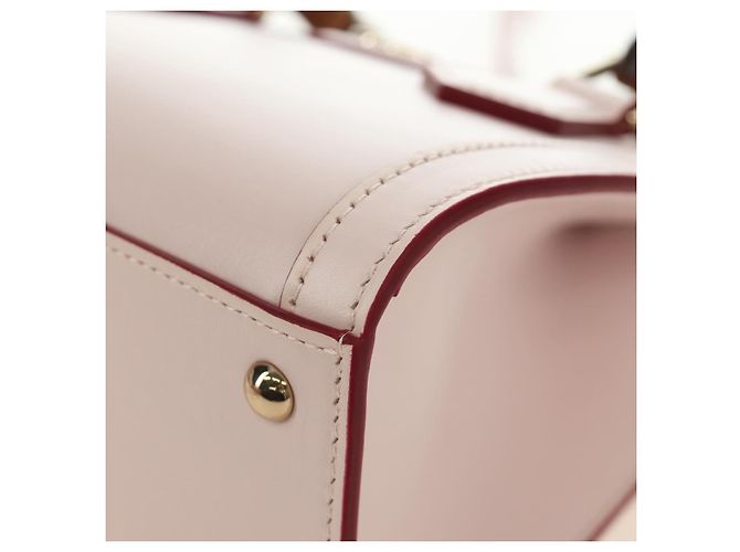 Borsa a Mano GUCCI Bamboo in Pelle 3way Oro Rosa 841488 Auth 185846SM D'oro - vista 16