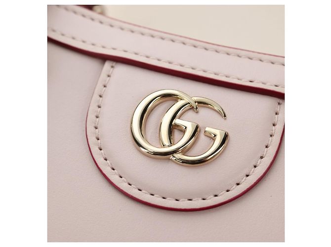 Borsa a Mano GUCCI Bamboo in Pelle 3way Oro Rosa 841488 Auth 185846SM D'oro - vista 20