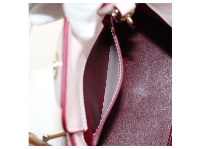 Borsa a Mano GUCCI Bamboo in Pelle 3way Oro Rosa 841488 Auth 185846SM D'oro - vista 26