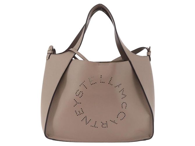 Autre Marque Borsa Stella MacCartney in Pelle 2way Beige Oro 513860 Auth 188263A D'oro - vista 13