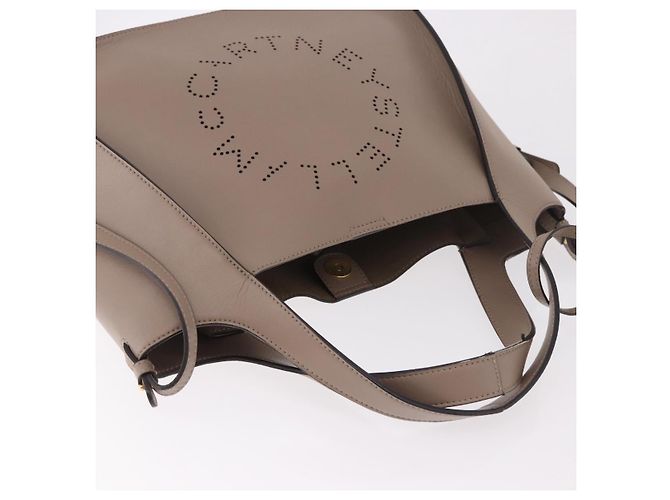 Autre Marque Borsa Stella MacCartney in Pelle 2way Beige Oro 513860 Auth 188263A D'oro - vista 6