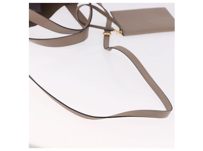 Autre Marque Borsa Stella MacCartney in Pelle 2way Beige Oro 513860 Auth 188263A D'oro - vista 9
