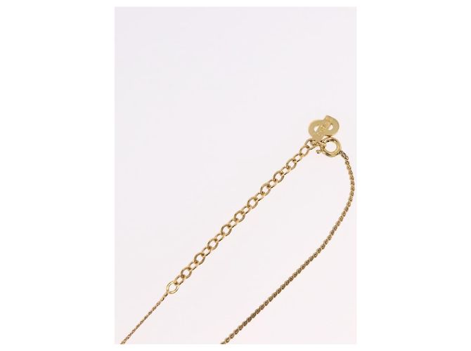 Collana Christian Dior metallo 4 Set Gold Tone Auth BA13645 - vista 11