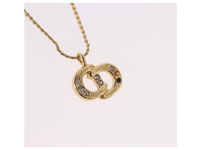 Collana Christian Dior metallo 4 Set Gold Tone Auth BA13645 - vista 3