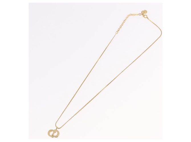 Collana Christian Dior metallo 4 Set Gold Tone Auth BA13645 - vista 7