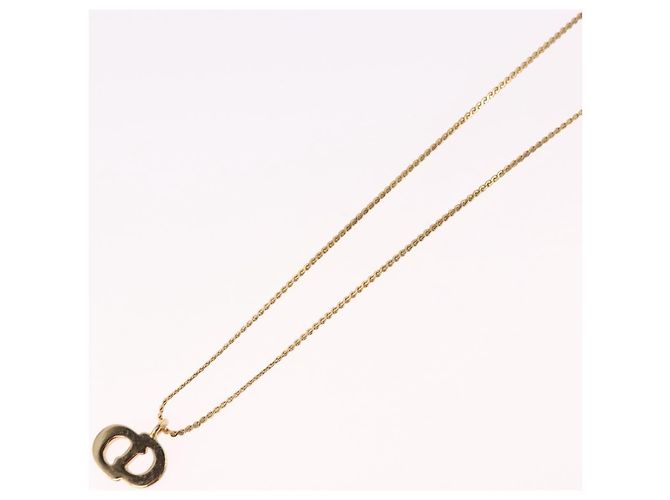 Collana Christian Dior metallo 4 Set Gold Tone Auth BA13645 - vista 9