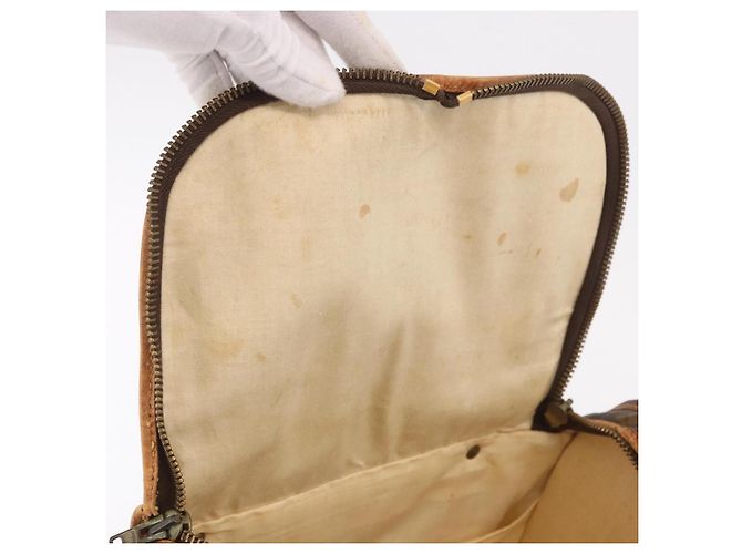 LOUIS VUITTON Monogram Sac Chasseur 30 Boston Bag LV Auth 188014 Monogramma - vista 11